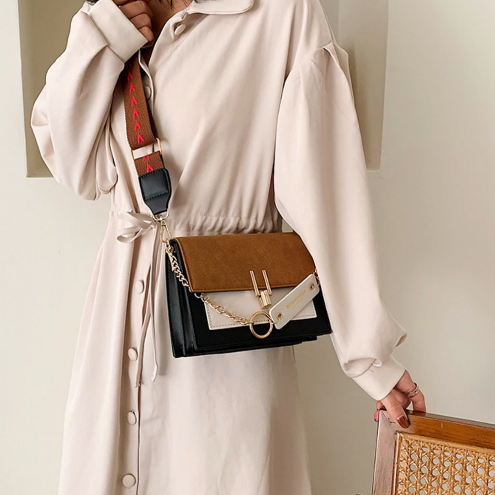 Stijlvolle Sana crossbody tas van PU leer, perfect als mode-accessoire voor dames.