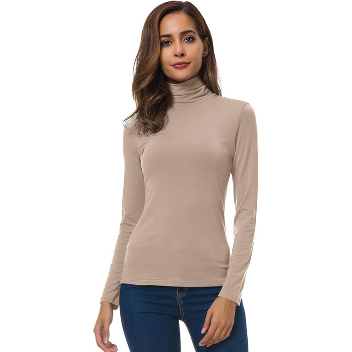 Comfortabele slim fit dames coltrui, onmisbare basic voor elke dag. Ademend & veelzijdig.