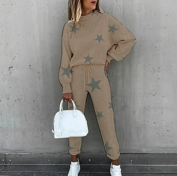 Dames SummerFit™ casual trainingspak, comfortabele loungewear set voor ontspanning en stijl.