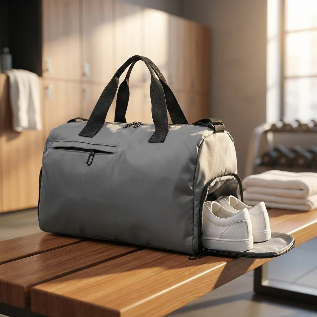 Dames TrailGrip duffel tas, waterdicht, met apart schoenvak, ideaal voor sport of reizen.