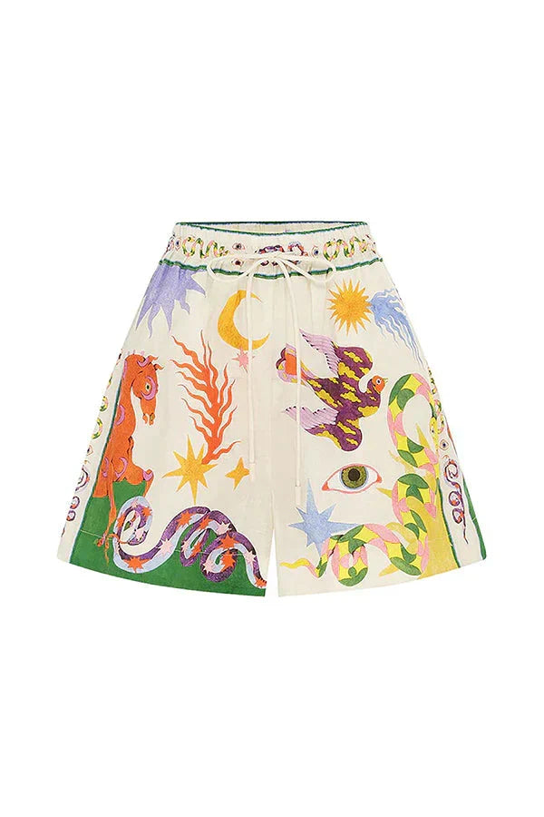 Luchtige dames tweedelige zomer set Mira in diverse kleuren, comfortabel voor warme dagen en damesmode.