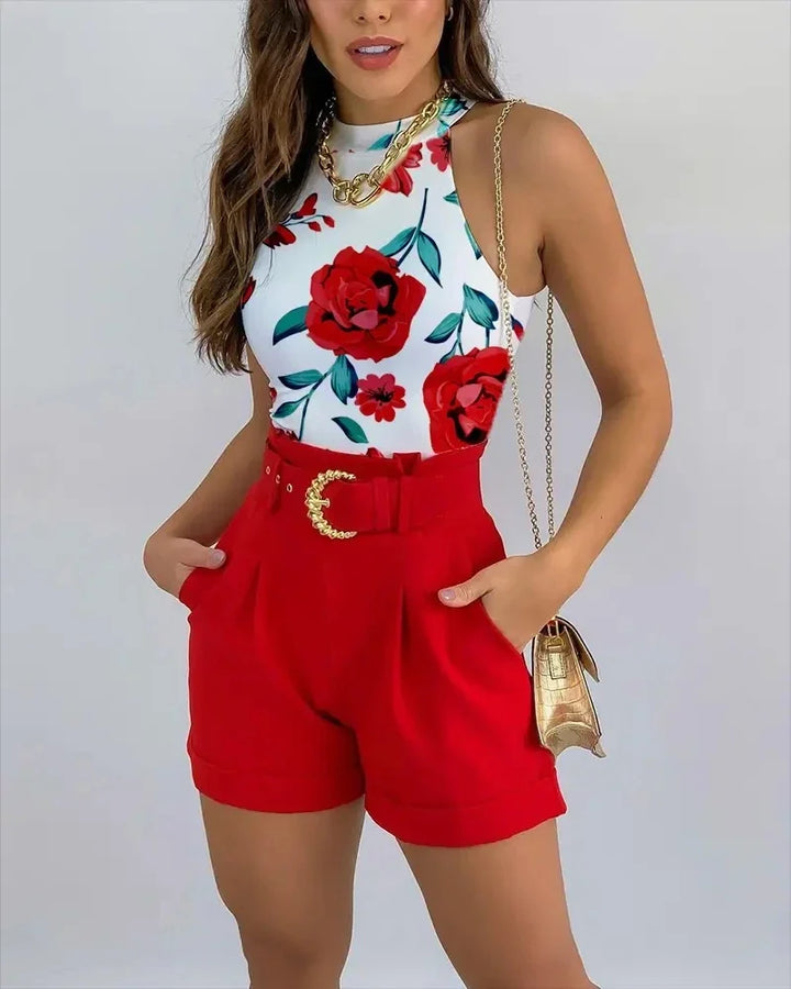 Stijlvolle dames zomerset Florina met trendy bloemenprint, een must-have voor elke modieuze vrouw.