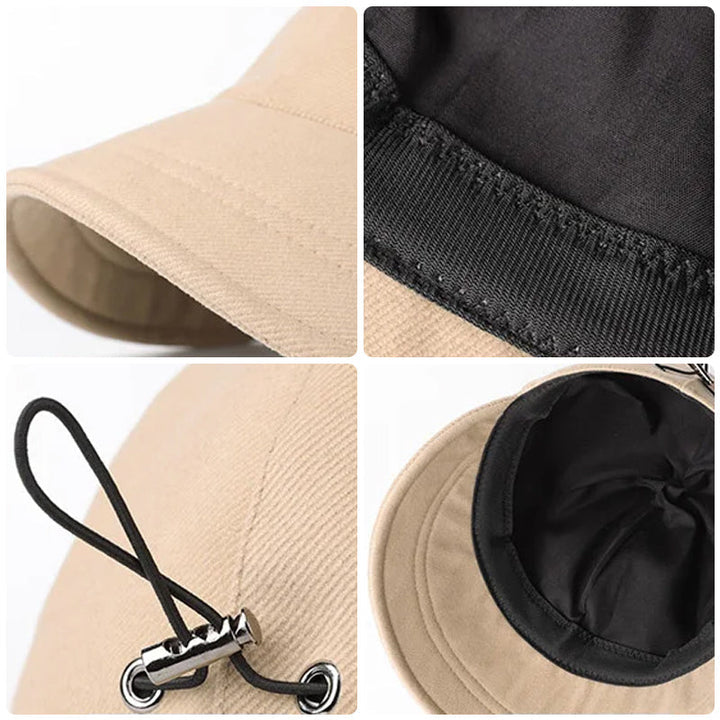 Trendy dames zonnehoed met UV-bescherming, opvouwbaar en ademend voor elke zomeroutfit.