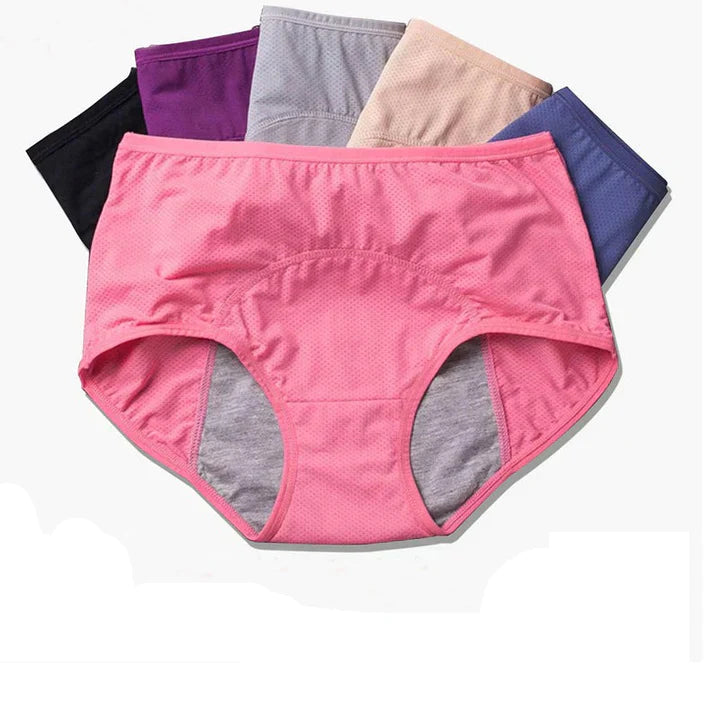 Vochtregulerend dames ondergoed (4 st.) dat je droog en comfortabel houdt. Ademend en fris voor dagelijks gebruik.