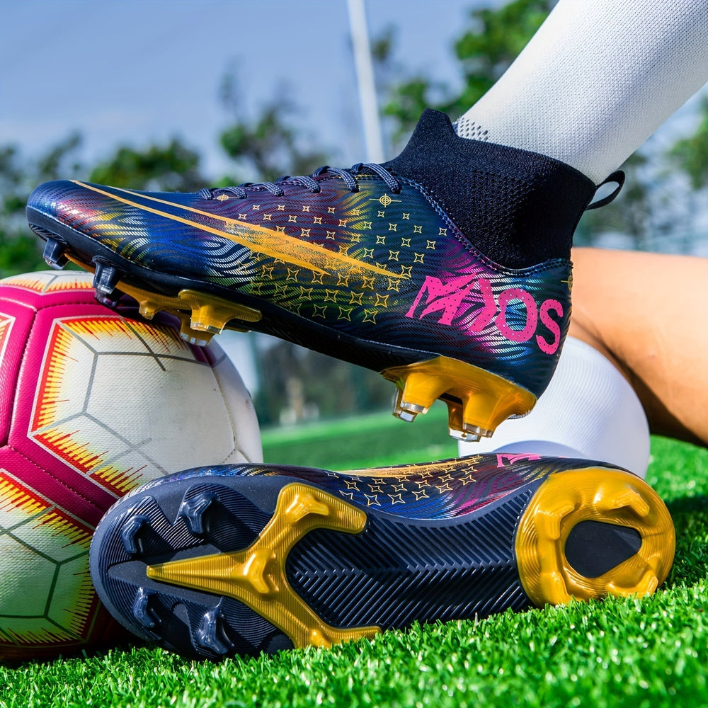 Heren voetbalschoenen Dario: detail van de zool met strategisch geplaatste noppen voor maximale grip.