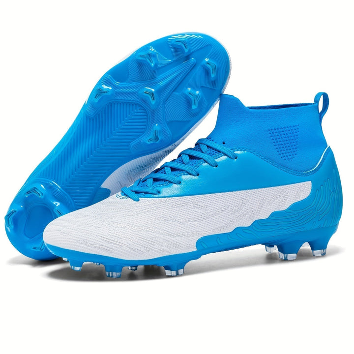 Dario voetbalschoenen voor heren, ontworpen voor optimale grip en bescherming van de enkel tijdens sport.