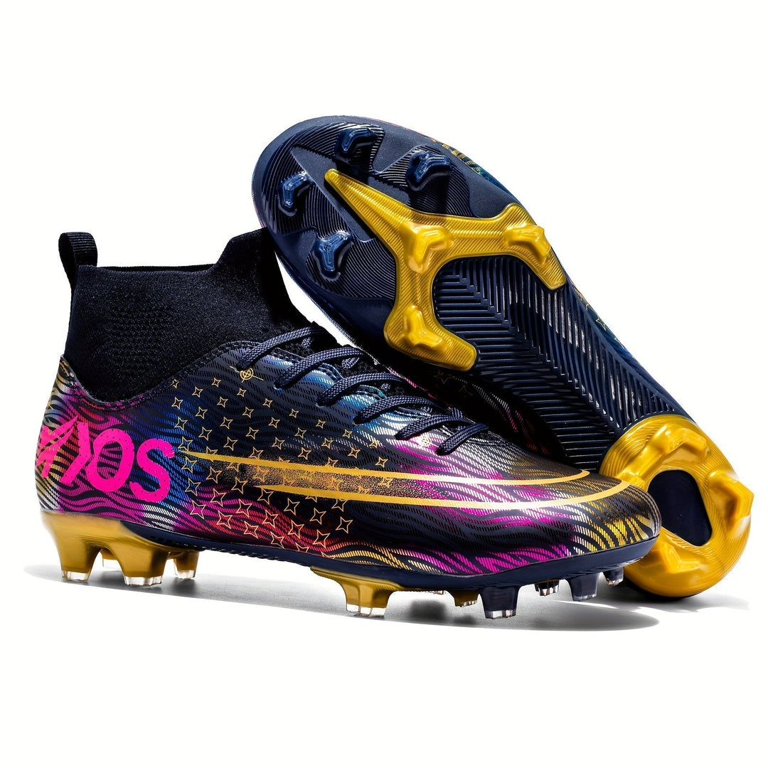 Vooraanzicht van de Dario heren sportschoenen, met duidelijke focus op de robuuste constructie.