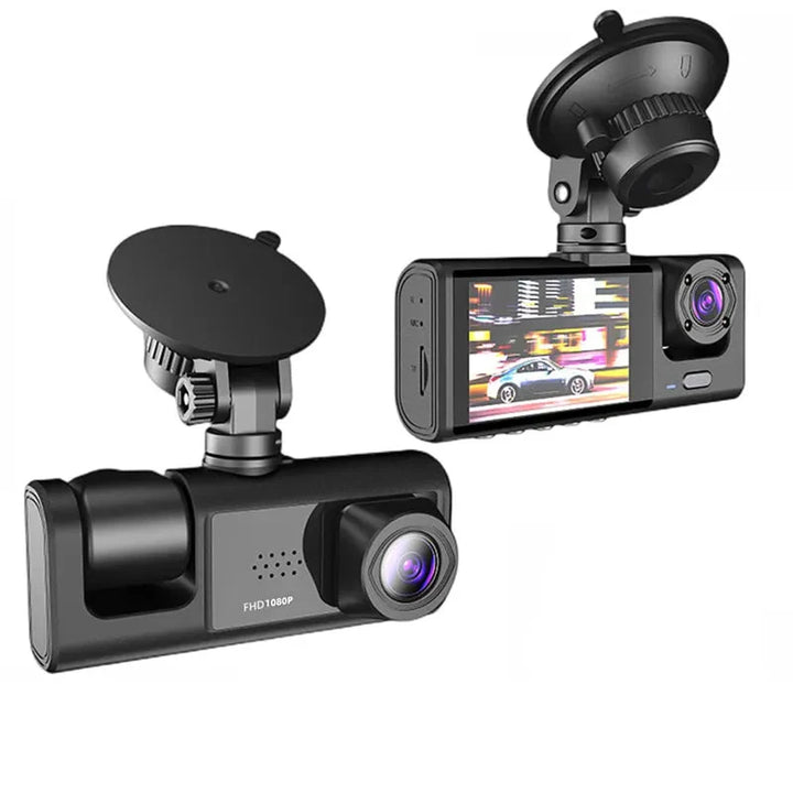 Dashcam met IR-nachtzicht voor heldere Full HD opnames in de auto.
