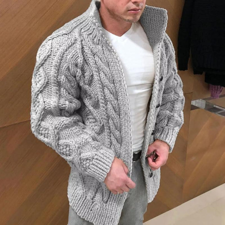 Denzels heren vest, gebreid en modieus, perfect als casual trui of nette winterkleding.