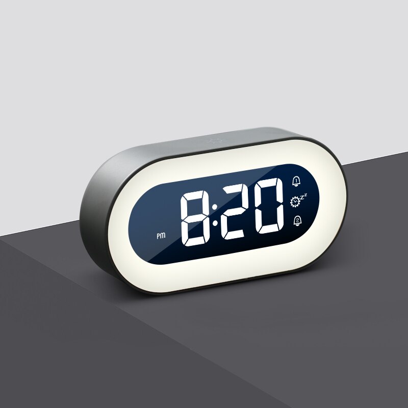 Verbeter je slaap met deze digitale wekker Lumino: zacht nachtlampje, geluiden en oplaadbaar gemak.