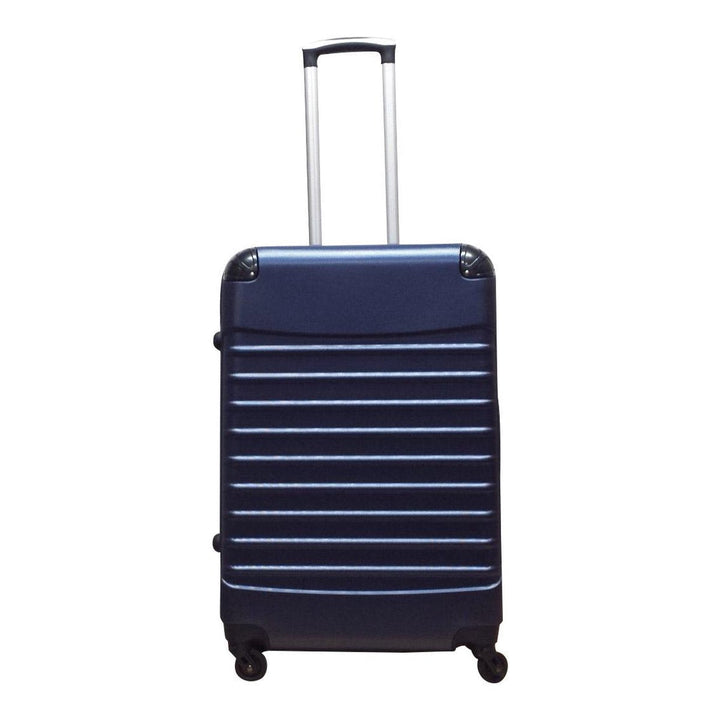 Reiskoffers 2-delig, donkerblauw ABS. Duurzame, harde koffer bagage set voor zorgeloze vakanties & reizen.