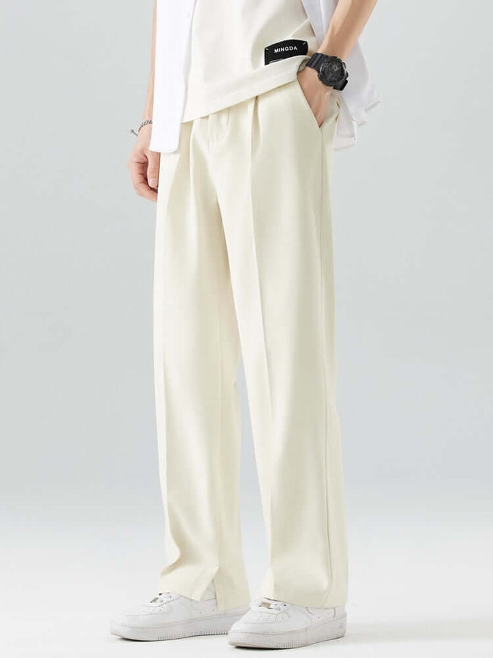 Elegante damesbroek met elastische tailleband