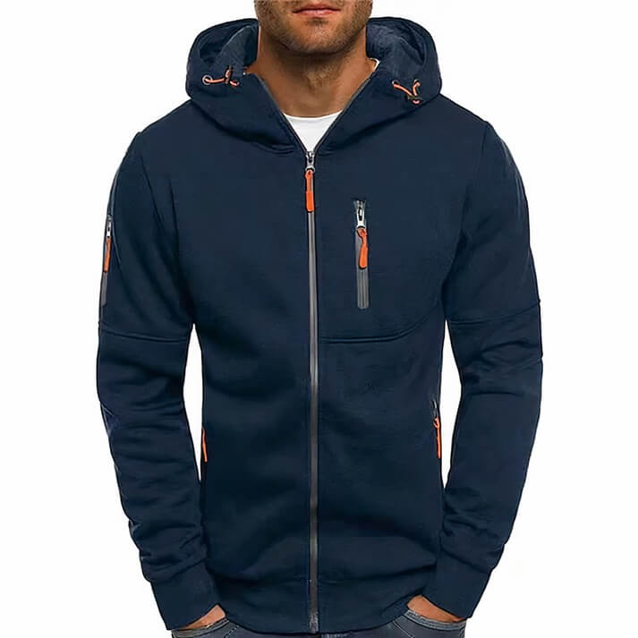 Heren Hoodie met Rits