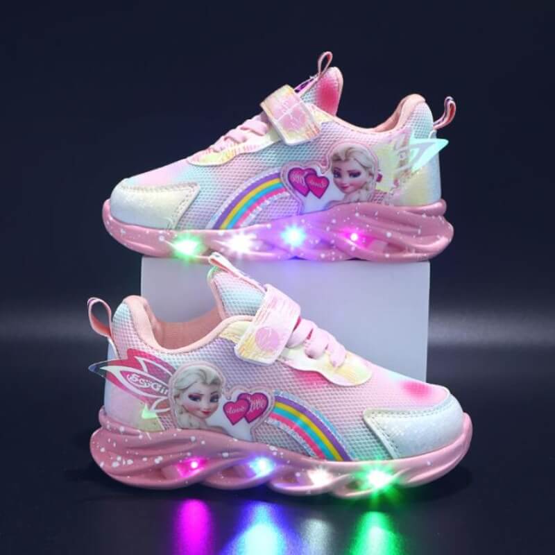 Prinsessen LED-schoenen voor meisjes