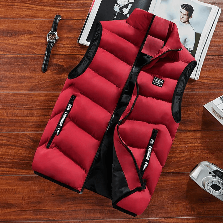 Heren wintervest van hoge kwaliteit