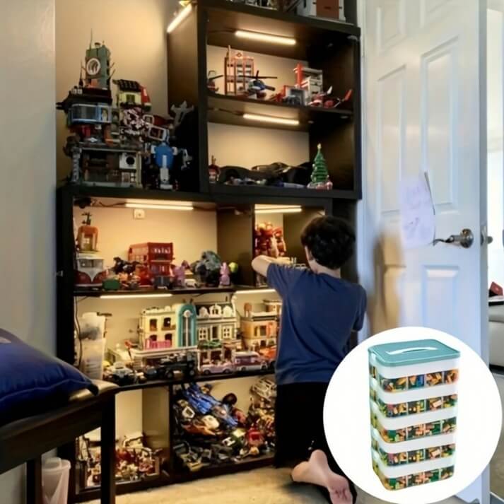 Stapelbare Opbergdoos met Deksel