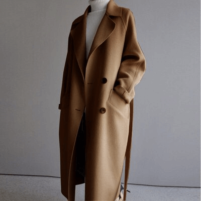 Dames Tijdloze Elegante Winterjas
