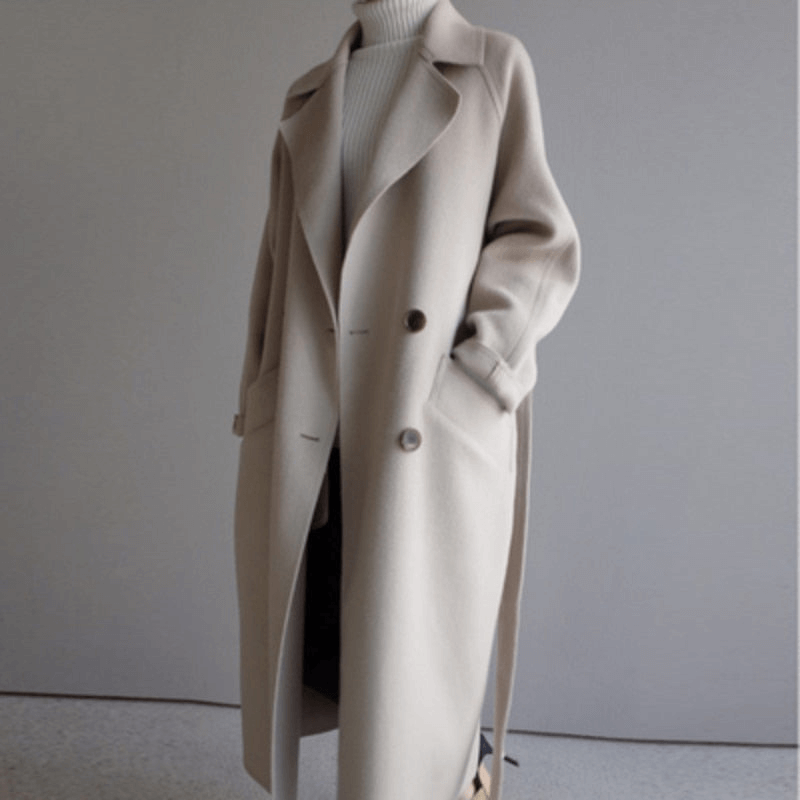 Dames Tijdloze Elegante Winterjas