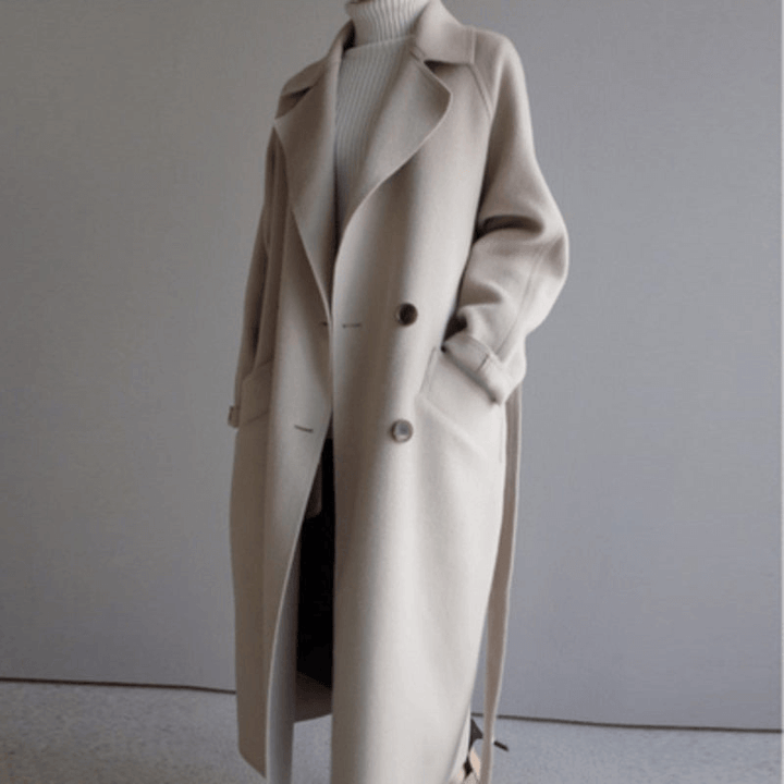 Dames Tijdloze Elegante Winterjas