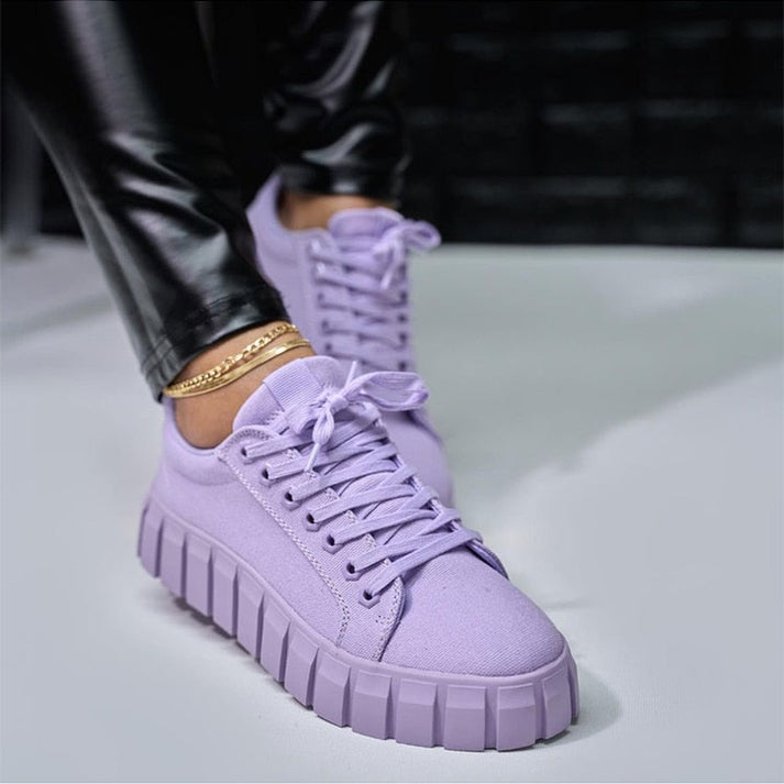 Dames Orthopedische Sportschoenen met Plateauzool