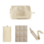 Beige Tas + Kussen + Mat + Riem