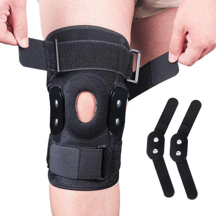 FlexiGuard Verstelbare en Gelede Kniebrace voor Optimale Ondersteuning