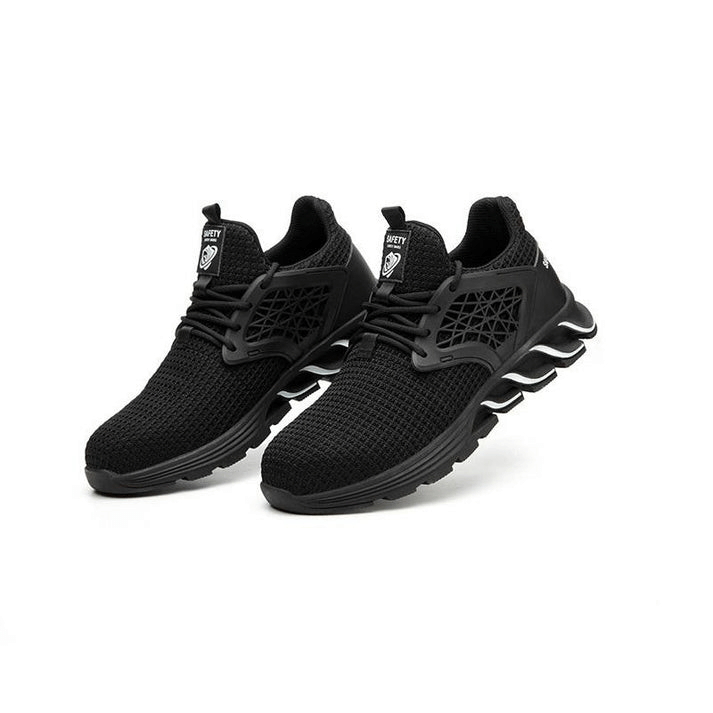 Heren werkschoenen met antislipzool en ademend mesh