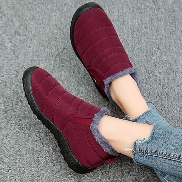 Dames waterdichte winter slip-on laarzen