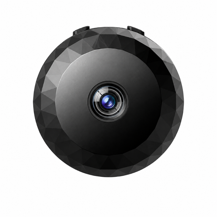 Discrete wifi mini beveiligingscamera 1080P HD, ideaal voor draadloze bewaking met helder beeld thuis.
