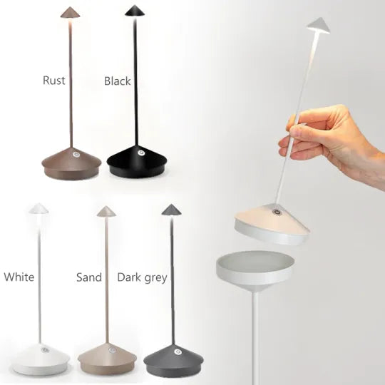 Krachtige ModernLumin draadloze LED lamp, dimbaar en oplaadbaar; sfeer en functionaliteit in één.