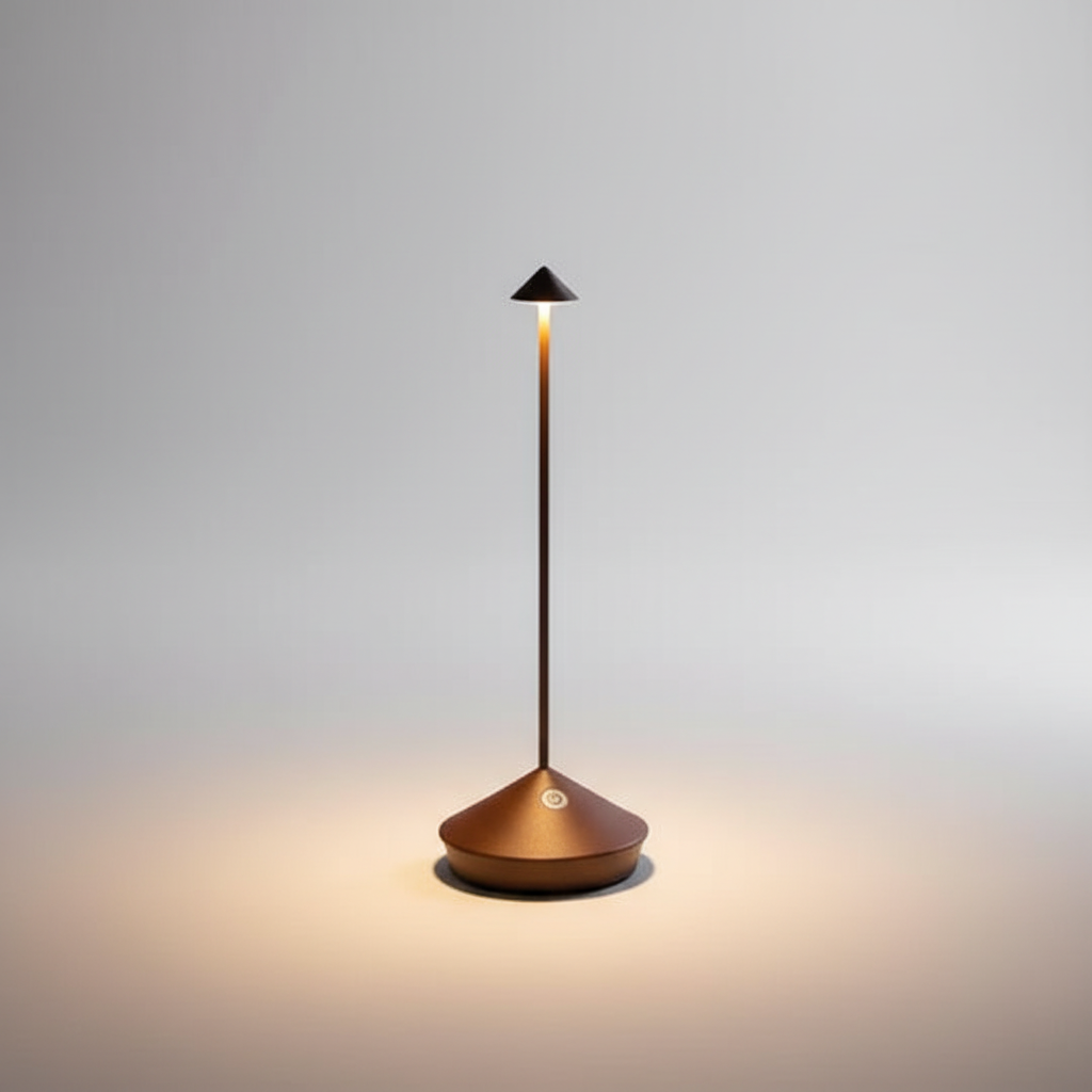 Stijlvolle ModernLumin draadloze LED lamp, perfecte interieurdecoratie & sfeervolle buitenverlichting.