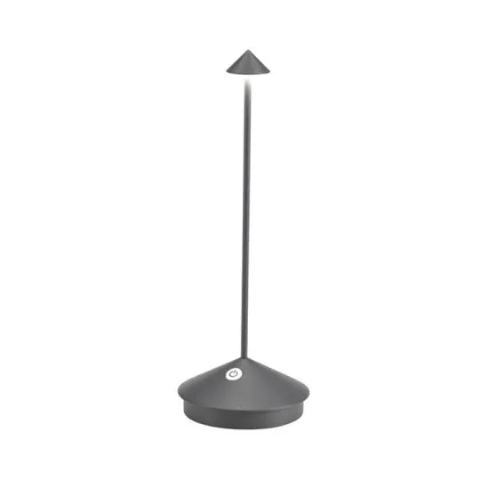 Hedendaagse ModernLumin LED sfeerlamp, draadloos en oplaadbaar; essentieel voor moderne verlichting.