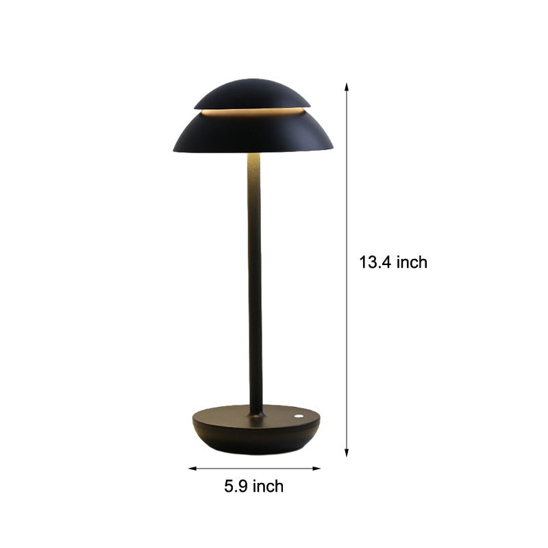 Moderne oplaadbare tafellamp GlowBeam, draadloos LED, voor sfeervolle accenten in huis.