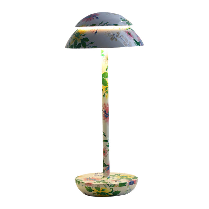 Moderne draadloze oplaadbare LED tafellamp GlowBeam, creëert sfeer en biedt gemak.