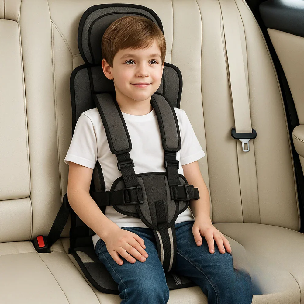 Wasbaar kinderautostoeltje met ademende stof. Zorgt voor comfort en hygiëne voor je kind tijdens elke rit.