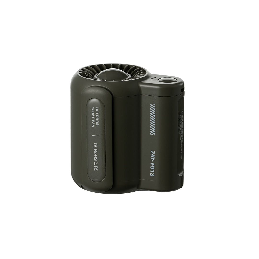 Oplaadbare mini ventilator met clip, veelzijdig te bevestigen. Geniet overal van directe verkoeling.