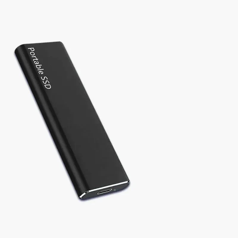 Compacte 4TB externe harde schijf met USB-C, ideaal voor draagbare opslag en gegevensoverdracht.
