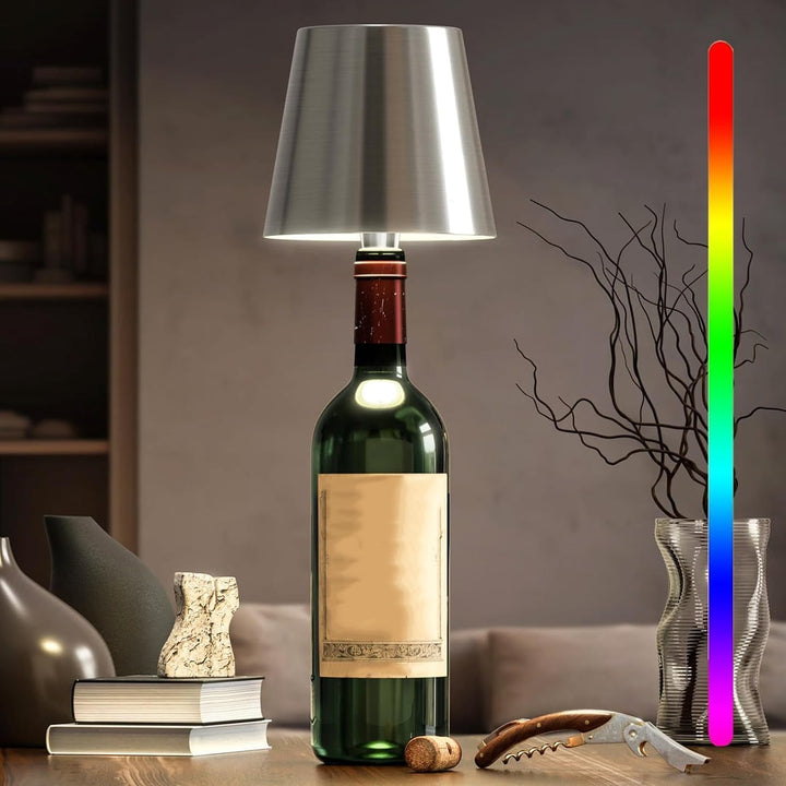 Compacte oplaadbare LED fleslamp, dimbaar met touch, ideaal voor sfeerlicht op elke plek.