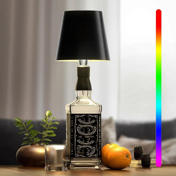Creëer sfeer met deze dimbare LED fleslamp met touch, perfect voor gezellige avondverlichting.