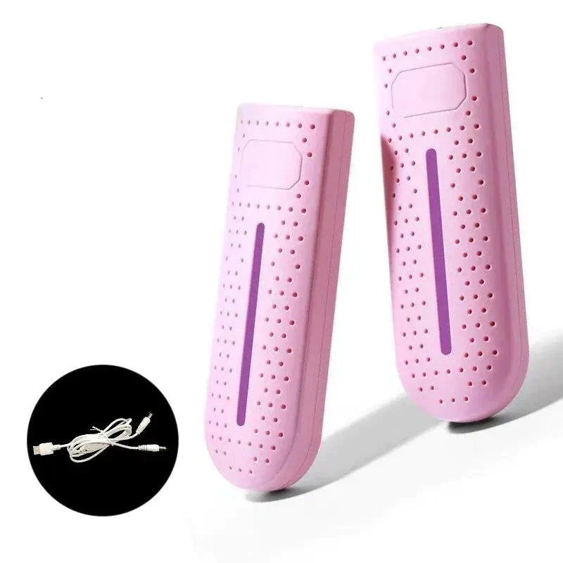 Schoenendroger met UV voor hygiënische en geurvrije sportschoenen, een essentieel accessoire onderweg.