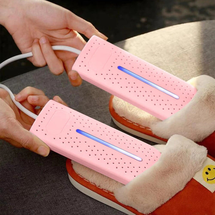 Frisse en hygiënische voeten dankzij de draagbare UV-schoenendroger en sterilisator, altijd en overal.