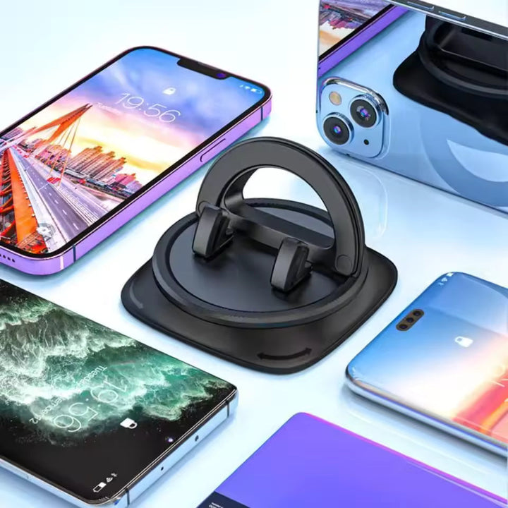 Handsfree autohouder voor mobiel. Veilige navigatie en bellen, met 360° draaifunctie voor optimaal zicht.