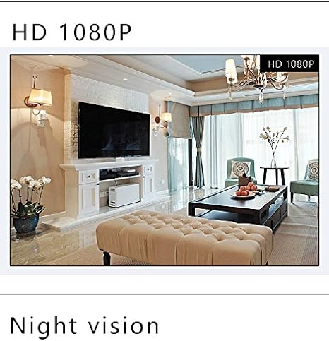 Draadloze 1080P WiFi beveiligingscamera met HD-resolutie, compact en elegant voor binnen- en buitengebruik.