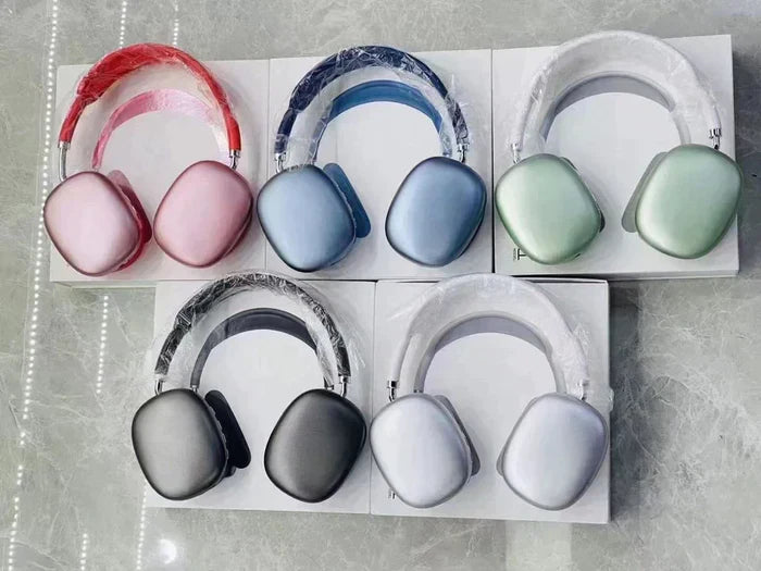 Draadloze roze koptelefoon met ergonomisch ontwerp, biedt superieur geluid en moderne ruisonderdrukkingstechnologie.