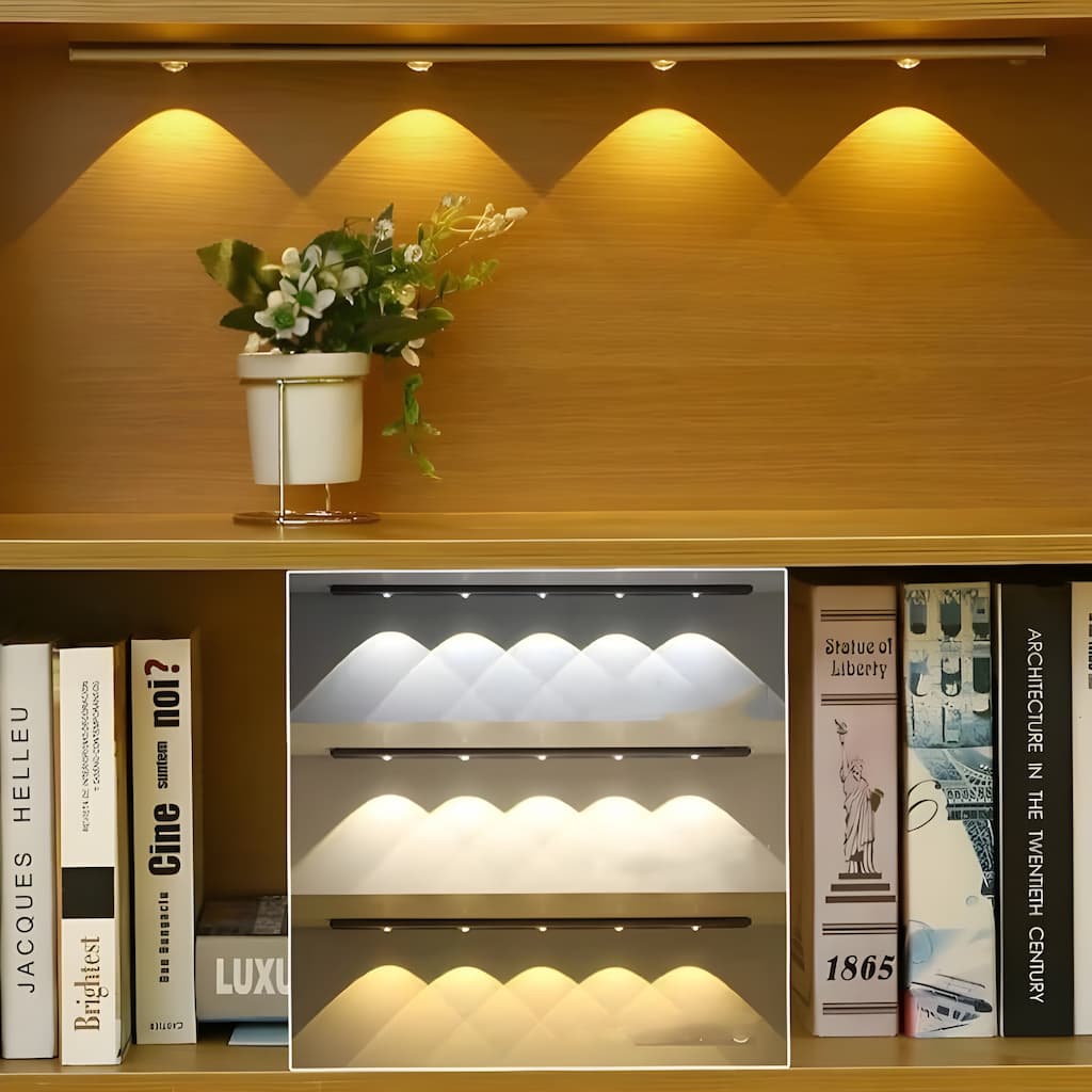 Draadloos LED-paneel met bewegingssensor, slank design, energiezuinig, aanpasbare helderheid voor moderne verlichting.