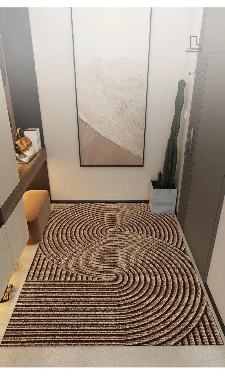 Duurzame antislip zijden deurmat; ideaal voor elke entree, binnen & buiten, makkelijk schoon.
