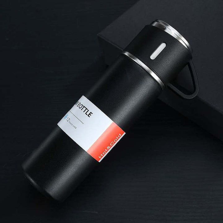 Ergonomische thermoskan met handige dop, geniet overal van je favoriete warme of koude drank.