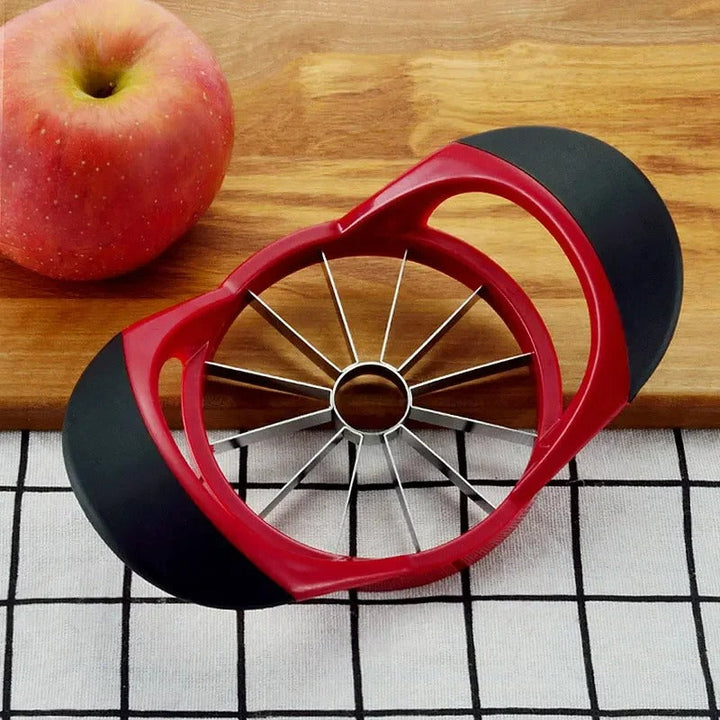 Roestvrijstalen appelsnijder met scherpe, duurzame messen, compact ontwerp, efficiënt voor precies appelsnijden