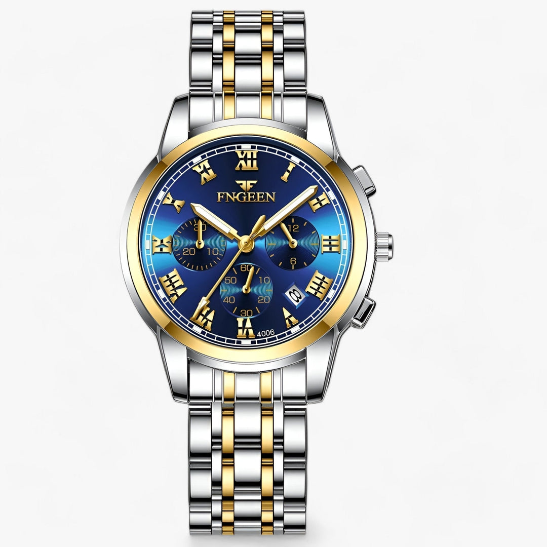 Stijlvol Clémence dameshorloge, vervaardigd uit lichtgewicht titanium, een waterbestendig en elegant accessoire.