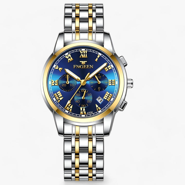 Stijlvol Clémence dameshorloge, vervaardigd uit lichtgewicht titanium, een waterbestendig en elegant accessoire.